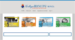 Desktop Screenshot of collegio-bianconi.it